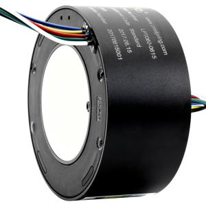China 60mm Hole Dia Slip Ring Routing 10A in 4 Wires & Signal in 2 Wires on sale