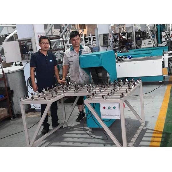 Quality Manual Vertical Glass Edge Grinding Machine Touch Scree Easy Maintainace wholesale