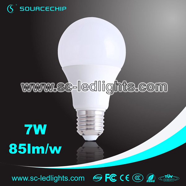 Quality White 7W LED lighting bulb, China led bulb lights maker wholesale