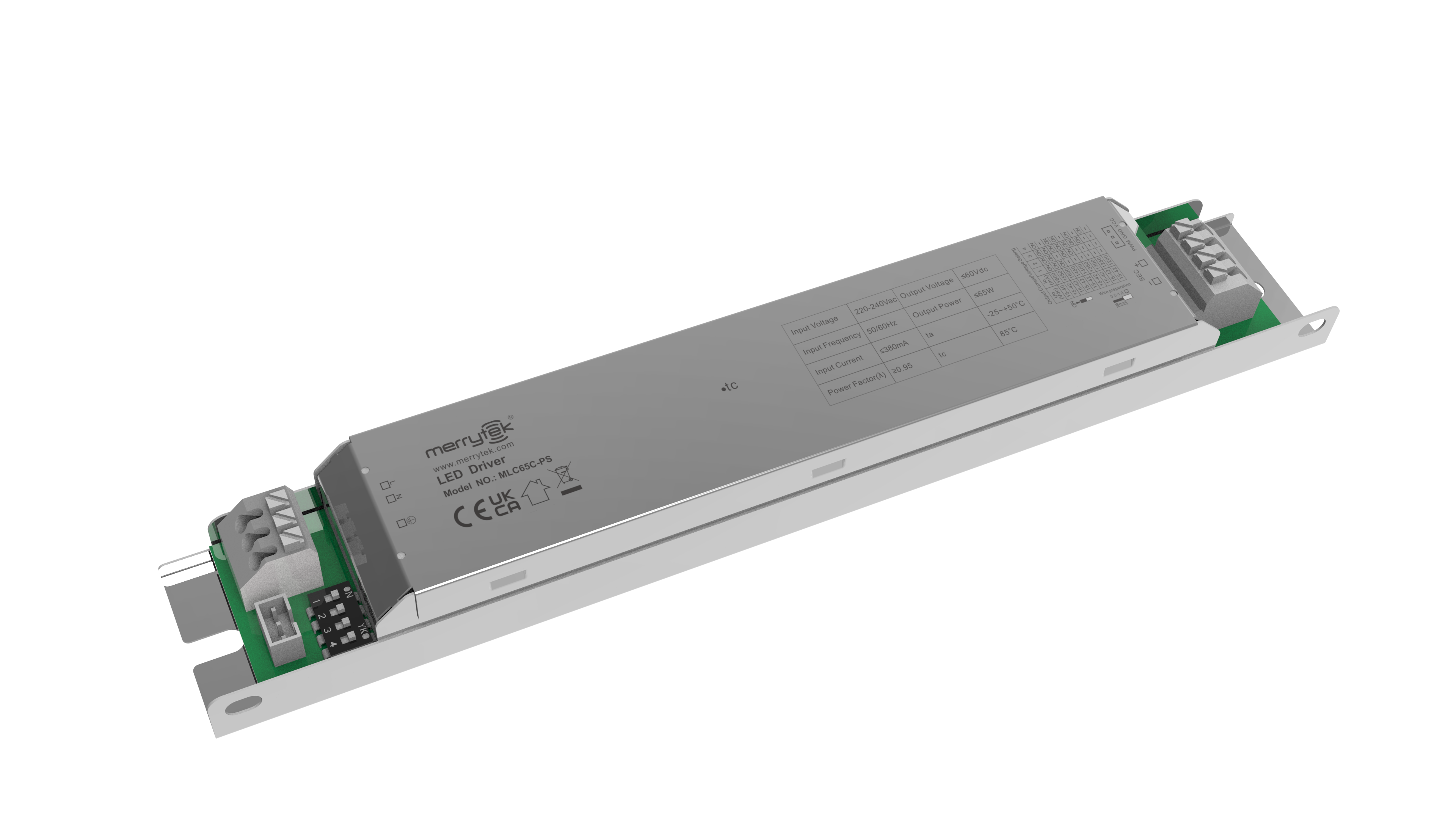 65W Isolated Sensor DIM Led Driver, With PWM Dimming Terminal, 1200-1600mA