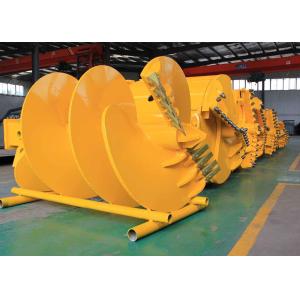 Sand Soil Rock Drilling Auger steel For Piling Rig Rotary Piling Rig