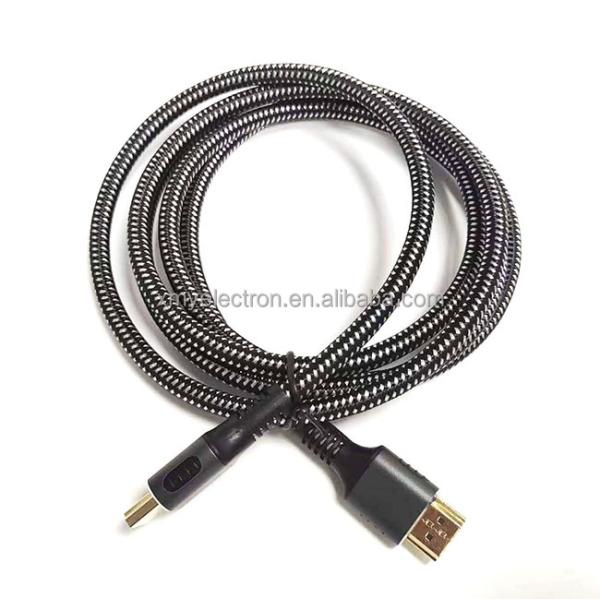 High Speed 4K 8K UHD Braided Nylon HDMI 2.1 Cable