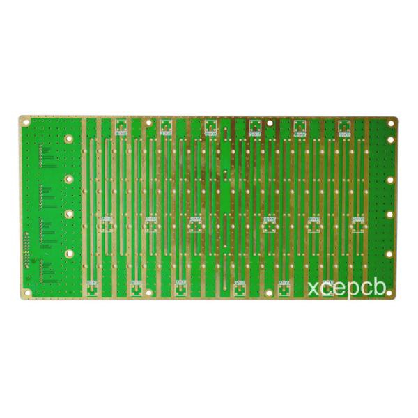 Quality F4B High Frequency Green Rigid PCB Service Custom Multi Layer HF PCB Boards 0.6mm wholesale