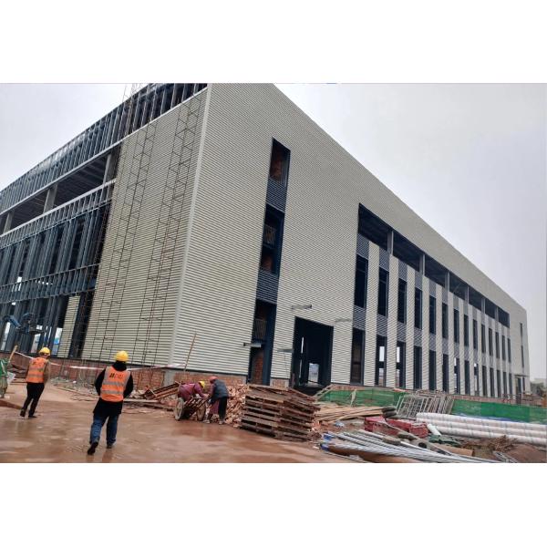 Customized natural lighting solution; galvanized steel frame workshop building;