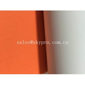 SBR CR Neoprene Thick Neoprene Fabric With Smooth And Embossed Finishing