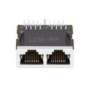 Amphenol 10118061-5001010LF Compatible LINK-PPLPJEF102DNL Tab Down Without LED