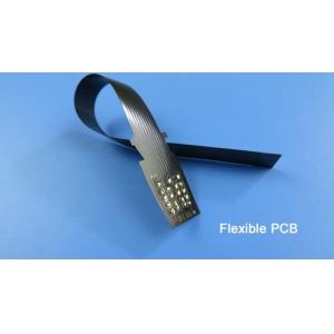Black Flexible Printed Circuit FPC Built on Polyimide with Bulge Pads for