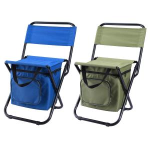 Lightweight Folding Backrest Stool Portable Camouflage Beach Seat Chair with Bag
