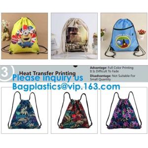 Custom Drawstring Bag/ Promotional drawstring backpack/Polyester Drawstring Bag
