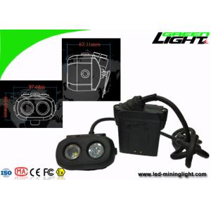 Antistatic LED Mining Cap Lamp 15000lux Brightness With Tracking Technology