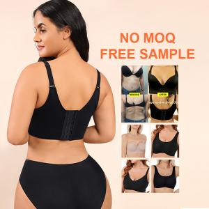 China HEXIN Women's Seamless Bra and Panty Set with Deep Cup Shapewear Incorporated on sale