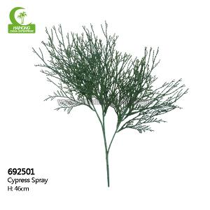 Anti Fading Anti UV Artificial Tree Branches Cypress Spray For Landscaping