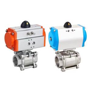 Q611F-16P 2 Way 3 PC Air Control Pneumatic Actuator Ball Valve Perfect for
