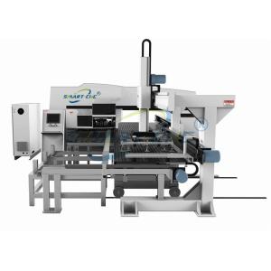 Hydraulic CNC Turret Punching Machine , Full Automatic Hole Punching Machine