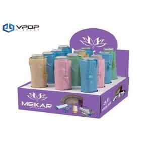 Lightweight Waterproof Cardboard PDQ Displays , Retail Umbrella POP Display