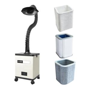 Microcomputer Control Soldering Station Fume Extractor 70W For Hair Salon