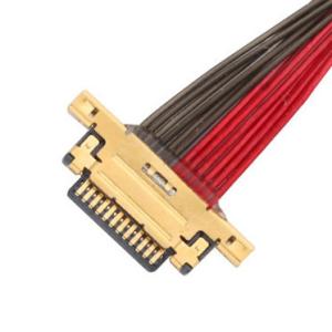 Lvds Edp UL11130 Micro Coaxial Cable Assembly 12P 20633-212T-01S