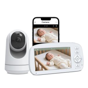 Wi-Fi Baby Monitor with Up to 8 Hours Battery Life 1-Year Warranty and Dual Zoom
