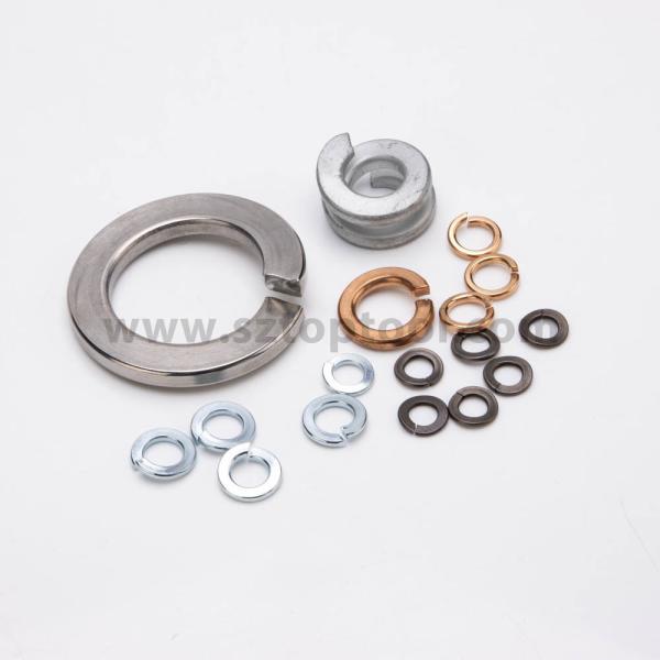 Quality Rectangular Section Single Coil Spring Washers Din 127 Type B Hardness 430 - 530HV wholesale