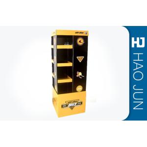 Cheap Advertising POP Cardboard Display Four Sides With Varnishing / Gloss Surface for sale