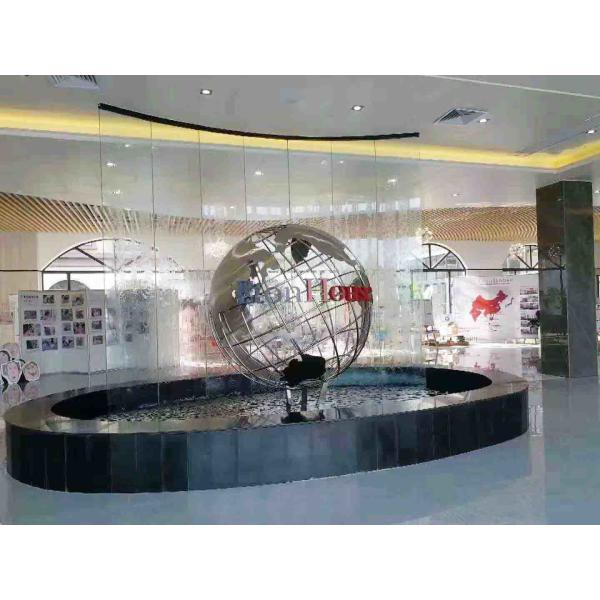 Quality 3.0M Plaza Decoration Polished Mirror Stainless Steel Globe Sculpture wholesale