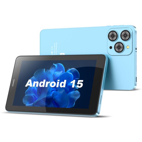 Quality C idea 7 inch Wifi Tablet with Case 8+256GB Storage Quad Core Processor 600x102e4 IPS Touchscreen CM517 blue wholesale
