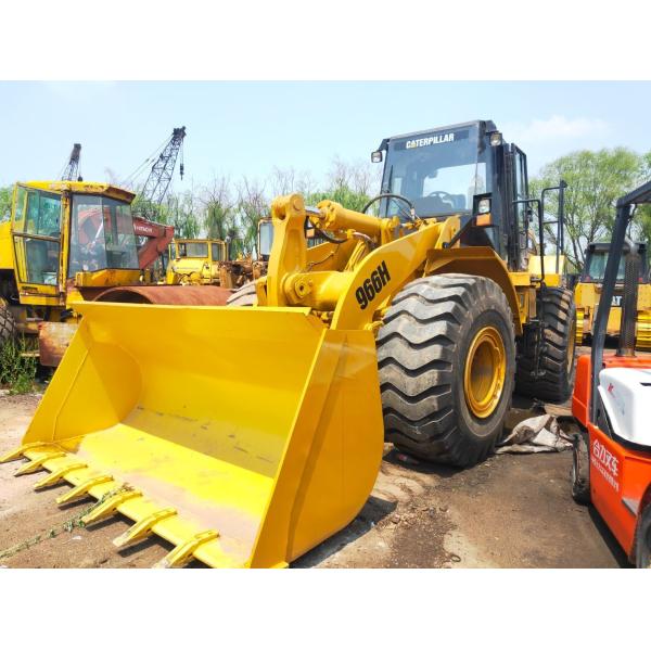 Quality                  Used Japan Made Nice Price Wheel Loader Cat 966h on Sale, Secondhand Caterpillar Front Loader 23 Ton Payloader 966h              wholesale