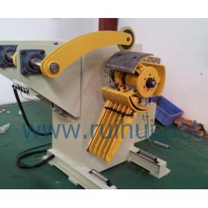 500kg Coil Weight Hydraulic Decoiler Machine With  Manual Coil Block Expansion Mode
