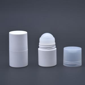 Cylinder Shape Empty Roll On Deodorant Containers With PP Roller Ball