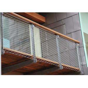 High Tensile Steel Cable Mesh Excellent Flexibility Architectural Safety