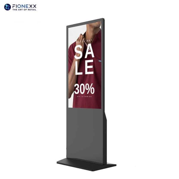 Free Standing 49inch Digital Touchscreen Totem with 1920x1080 Resolution and