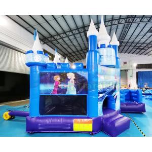 SGS Inflatable Frozen Jumping Bouncy Castle For Gardens