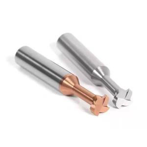 Precision Milling T-Slot End Mill with Straight Shank and 4 Flutes Professional Cemented Carbide Tool