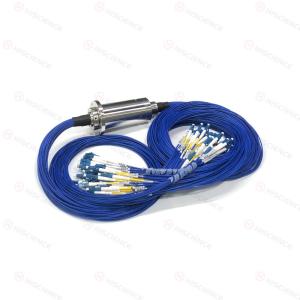2 - 37 Circuits Optical Signal Slip Ring Small IP68 Optical Slipring