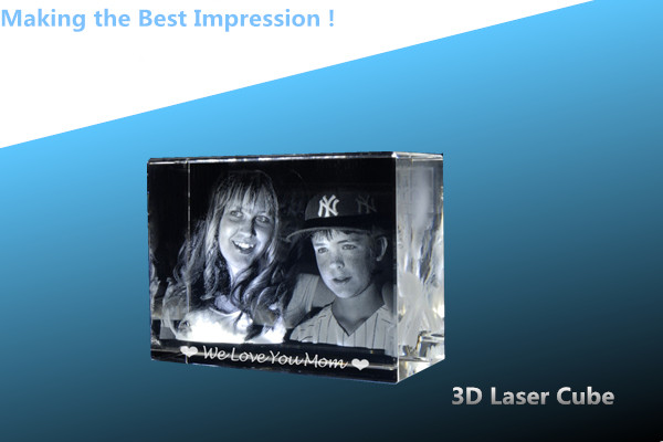 Mother's Day Train/3D LASER CUBE/BLANK CRYSTAL RECTANGLE/BLANK CRYSTAL train