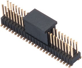 Pin Header Connector 1.27* 2.54 mm Pitch Brass pcb Pedestal plug