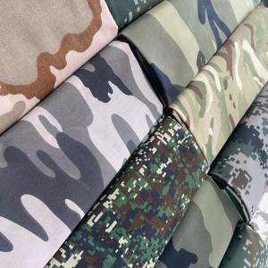 80% Polyester 20% Cotton TC Waterproof Multicam Camouflage Ribstop for Qingdao
