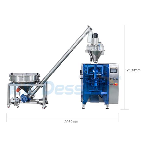 Sachets Pouch Filling Vertical Packing Machine For Juice Coffee Powder