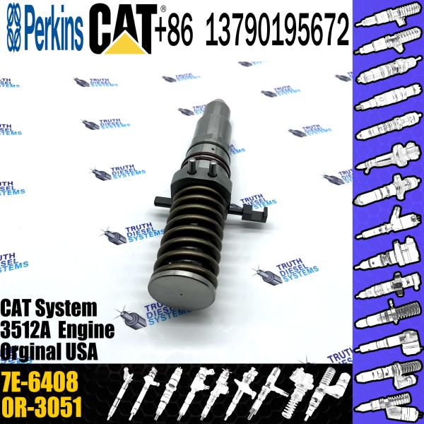 Quality Fuel injector common rail parts injector 7E-6408 for CAT 3512A 3508 3512 3516 wholesale