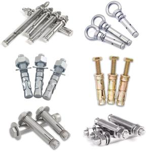China Stainless Steel Mechanical Expansion Anchor Bolt Grade 8.8 with Zinc Plated Finish DIN Standard M8-M33 Sizes on sale