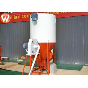 2 In 1 Vertical Feed Grinder Mixer , Chicken Feed Powder Premix Chicken Feed