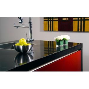 Artificial Stone Slab Countertop Black Galaxy Quartz Stone Kitchen Countertop