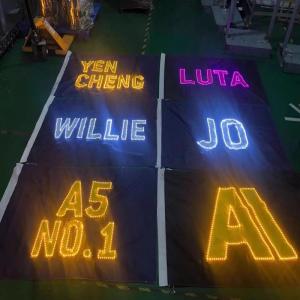 12v with adapter Flag light led light with usb or adapter flag for advertising