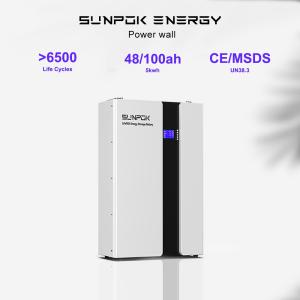 China Powerwall Solar Energy Storage Battery 200Ah 48V 51.2V 10Kwh Lifepo4 Wall Mounted Lithium Battery for Home on sale
