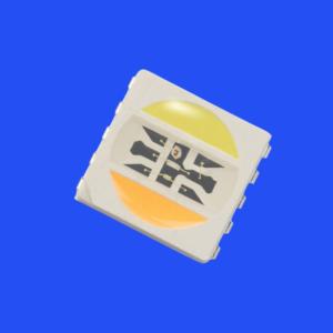 Cheap 5-In-1 5050 RGBW LED Diode 120 Deg 8Pins Clear Lens 1W PCT Bracket SMD RGB LED for sale