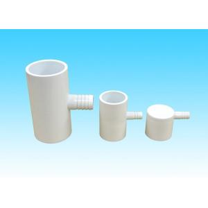 90 Degree PVC Tee Fittings 1" S x 3/8" Ribbed Barb Ell Adapter