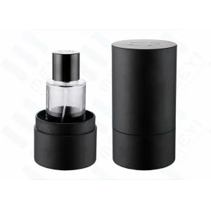 Mini 50ml Glass Perfume Bottles With Black Magnetic Perfume Cap And Black Box