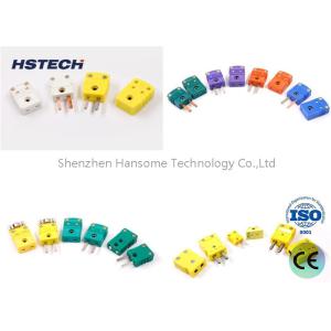 NrCr-constantan Thermocouple with Connector, 0-700°C Use Temp, WRE E, Ceramic