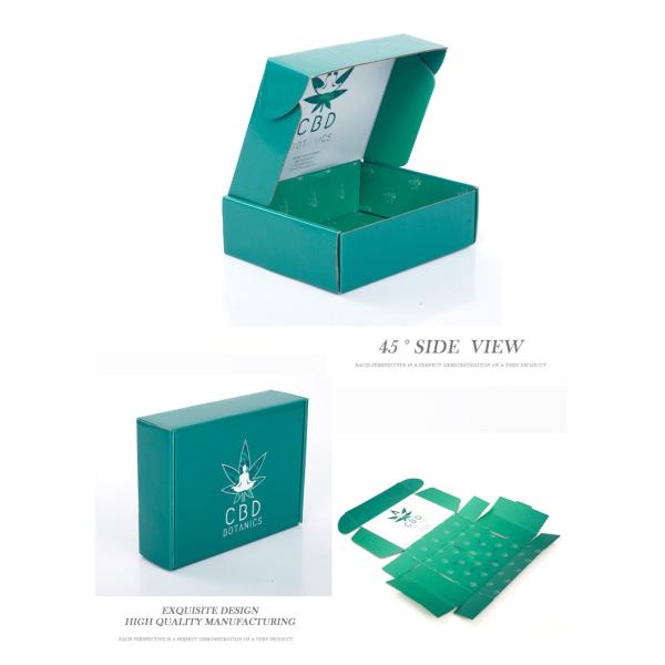 Gift Packaging Corrugated Mailer Box , Folding Corrugated Cardboard Cases