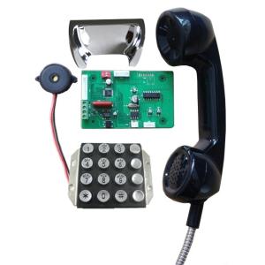 Industrial Analog Telephone Circuit Board with Keypad and Handset